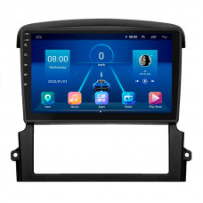 Штатная магнитола Lesko для Kia Sorento I Рестайлинг 2006-2011 экран 9" 6/128Gb 4G Wi-Fi GPS Top