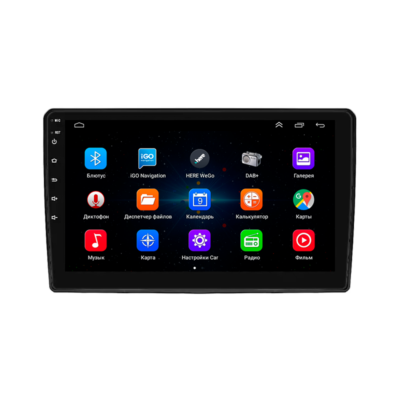 Штатная магнитола Lesko для Opel Antara I Рестайлинг 2010-2017 экран 9" 2/32Gb Wi-Fi GPS Base