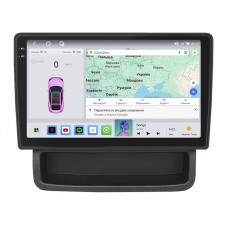 Штатная магнитола Lesko для Renault Trafic II Рестайлинг 2 2011-2014 экран 10" 4/64 QLED CarPlay 4G Wi-Fi GPS 360 Prime