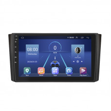 Штатная магнитола Lesko для SsangYong Rexton II 2006-2012 экран 9" 2/32Gb 4G Wi-Fi GPS Top