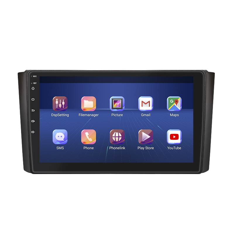 Штатная магнитола Lesko для SsangYong Rexton II 2006-2012 экран 9" 4/32Gb 4G Wi-Fi GPS Top