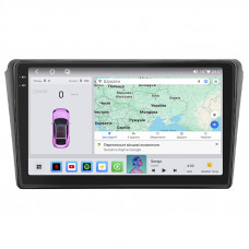 Штатная магнитола Lesko для Toyota Avensis II 2003-2006 экран 9" 4/64 QLED CarPlay 4G Wi-Fi GPS 360 Prime