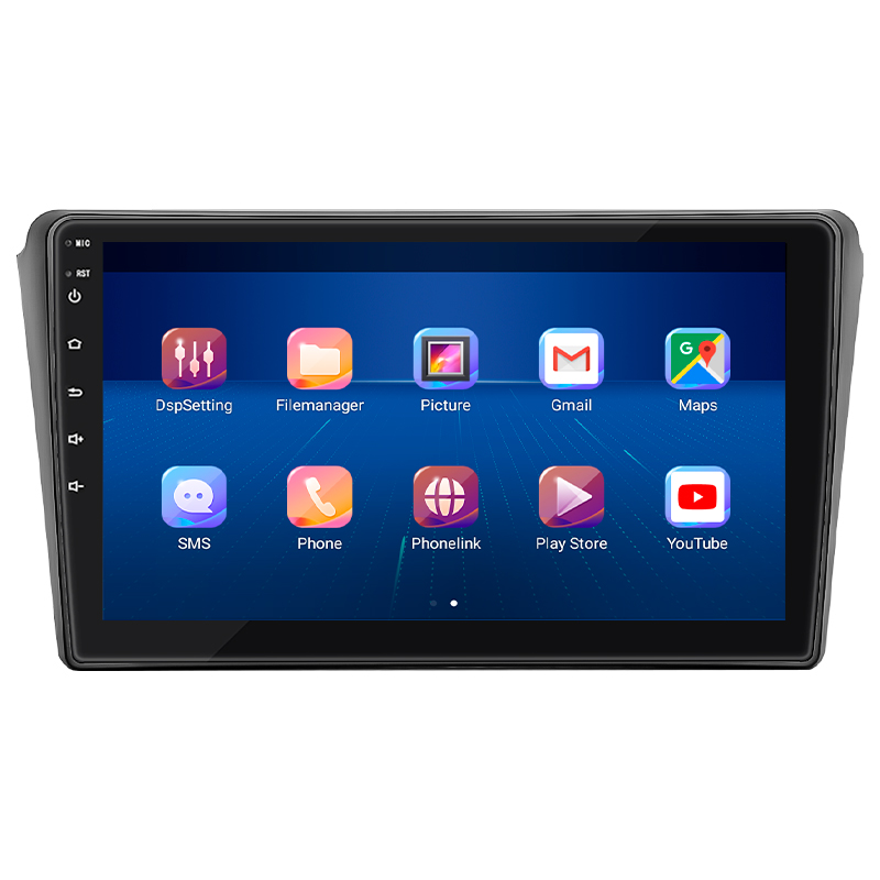 Штатная магнитола Lesko для Toyota Avensis II 2003-2006 экран 9" 2/32Gb 4G Wi-Fi GPS Top