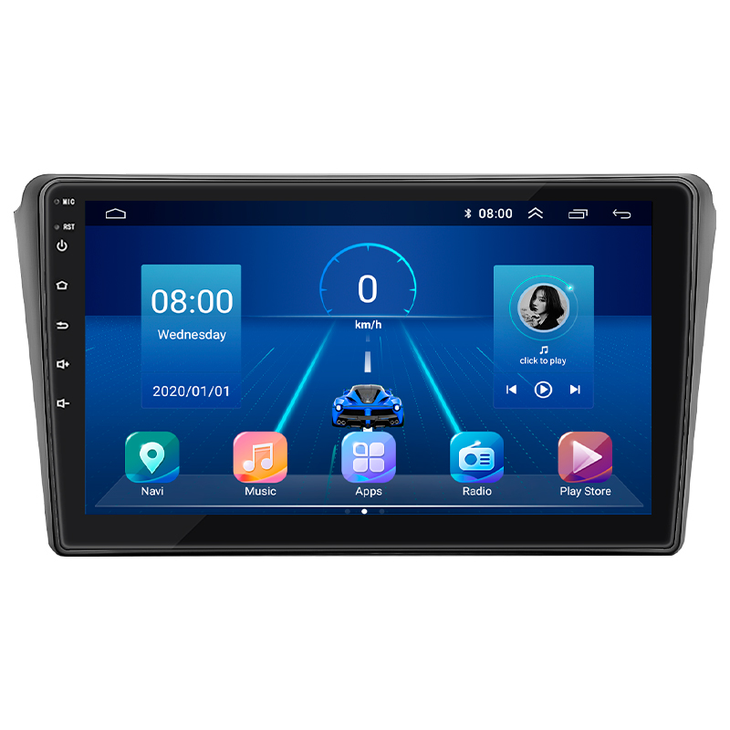 Штатная магнитола Lesko для Toyota Avensis II Рестайлинг 2006-2009 экран 9" 4/32Gb 4G Wi-Fi GPS Top