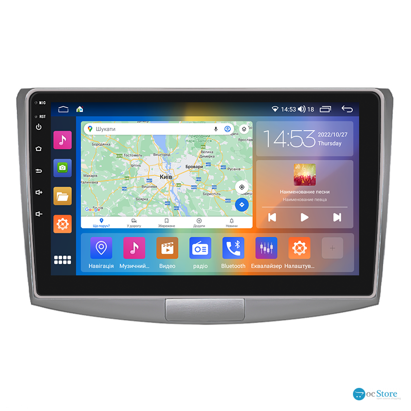 Штатная магнитола Lesko для Volkswagen Passat B7 2011-2015 экран 10" 4/64Gb CarPlay 4G Wi-Fi GPS Prime