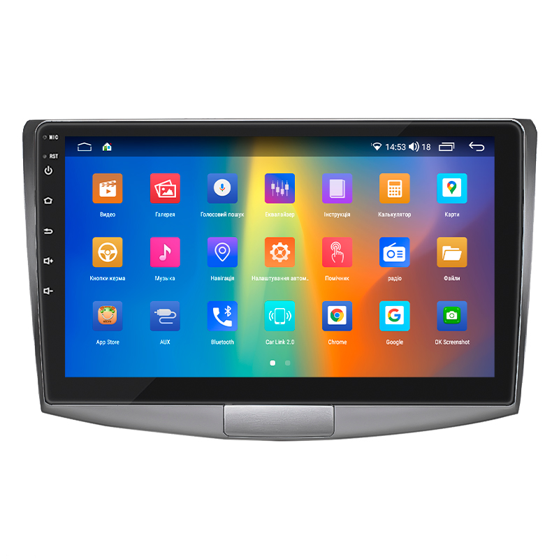 Штатная магнитола Lesko для Volkswagen Passat CC I 2008-2012 экран 10" 2/32Gb CarPlay 4G Wi-Fi GPS Prime