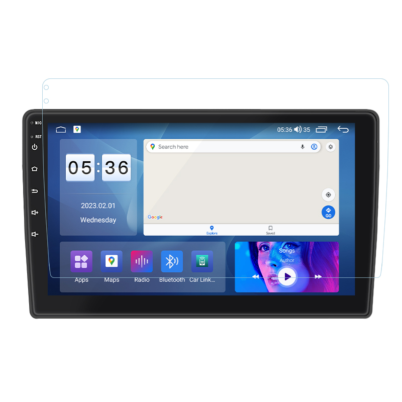 Защитное стекло для универсальной автомагнитолы 9 дюймов SS-GHM-9 inch