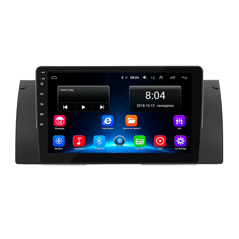 Штатная магнитола Lesko для BMW 5 серии IV (E39) 1995-2000 экран 9" 2/32Gb Wi-Fi GPS Base