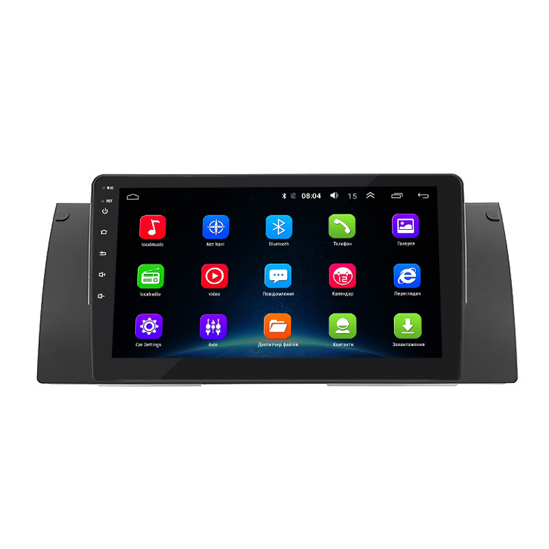 Штатная магнитола Lesko для BMW X5 I (E53) 1999-2003 экран 9" 2/32Gb Wi-Fi GPS Base