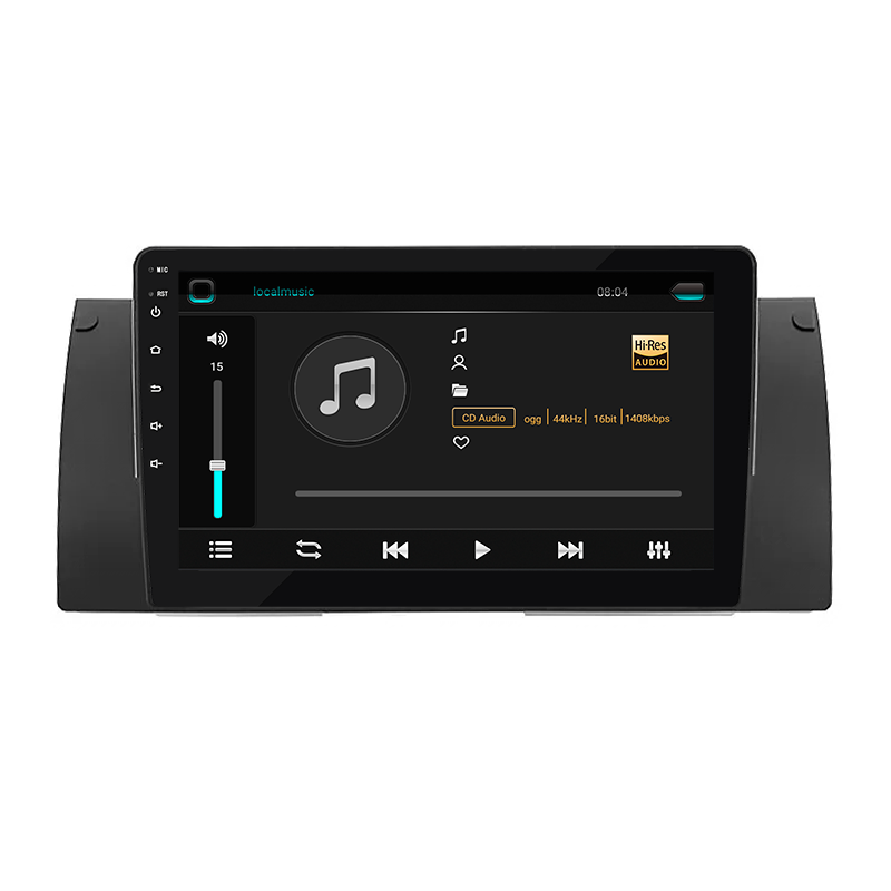 Штатная магнитола Lesko для BMW X5 I (E53) Рестайлинг 2003-2006 экран 9" 6/128Gb 4G Wi-Fi GPS Top