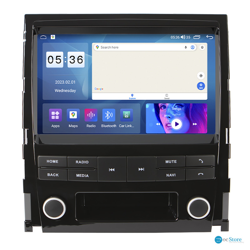 Штатная магнитола Lesko для Cadillac Escalade III 2006-2014 экран 9" 4/64Gb CarPlay 4G Wi-Fi GPS Prime