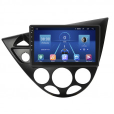 Штатная магнитола Lesko для Ford Focus I (North America) 1999-2004 экран 9" 4/64Gb 4G Wi-Fi GPS Top