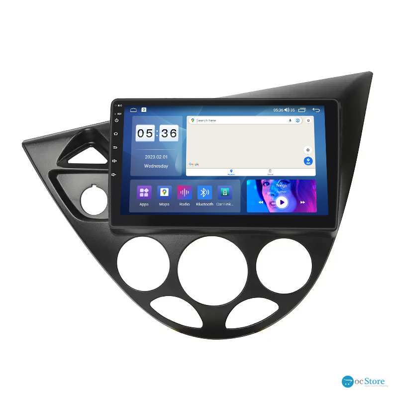 Штатная магнитола Lesko для Ford Focus I 1998-2001 экран 9" 4/64Gb CarPlay 4G Wi-Fi GPS Prime