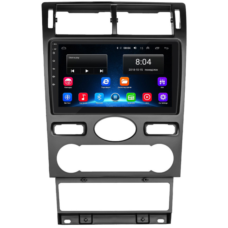 Штатная магнитола Lesko для Ford Mondeo III 2000-2003 экран 9" 2/32Gb Wi-Fi GPS Base