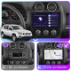 Штатная магнитола Lesko для Jeep Compass I Рестайлинг 2 2013-2016 экран 10" 2/32Gb CarPlay 4G Wi-Fi GPS Prime