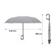 Зонт наоборот Up-Brella 1166 108 см Gray