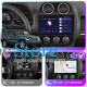 Штатная магнитола Lesko для Jeep Liberty (Patriot)  2006-2016 экран 10" 4/32Gb 4G Wi-Fi GPS Top