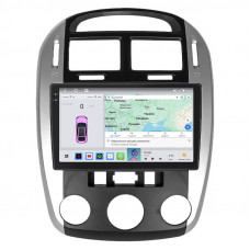 Штатная магнитола Lesko для Kia Cerato I Рестайлинг 2006-2009 экран 9" 4/64 QLED CarPlay 4G Wi-Fi GPS 360 Prime