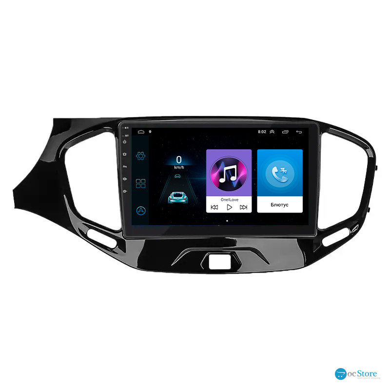 Штатная магнитола Lesko для LADA (ВАЗ) Vesta I 2015-н.в. экран 9" 1/16Gb Wi-Fi GPS Base