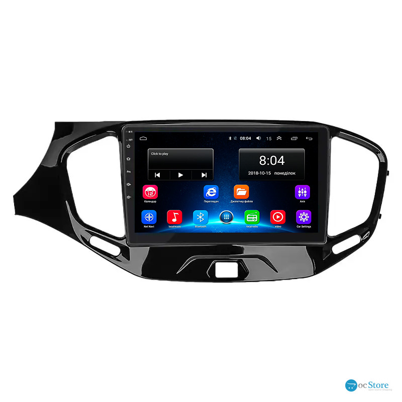 Штатная магнитола Lesko для LADA (ВАЗ) Vesta I 2015-н.в. экран 9" 2/32Gb Wi-Fi GPS Base