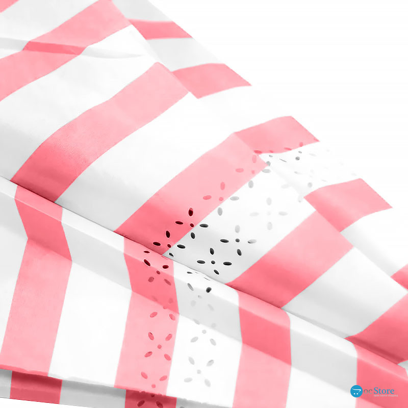 Зонт наоборот Up-Brella Розово-белые полосы