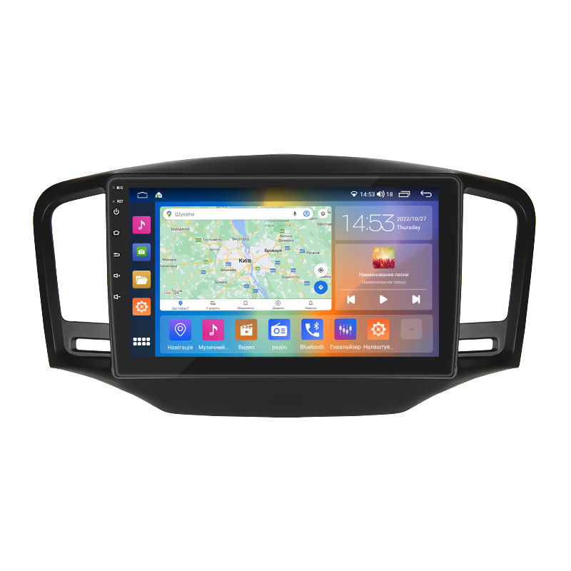 Штатная магнитола Lesko для MG 350  2010-2015 экран 9" 4/64Gb CarPlay 4G Wi-Fi GPS Prime