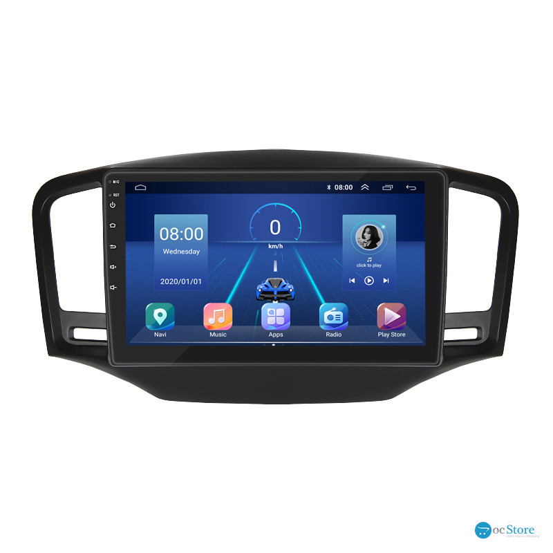 Штатная магнитола Lesko для MG 350  2010-2015 экран 9" 4/32Gb 4G Wi-Fi GPS Top