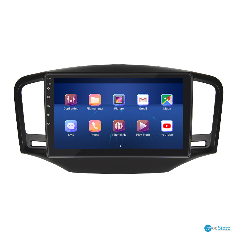 Штатная магнитола Lesko для MG 350  2010-2015 экран 9" 4/64Gb 4G Wi-Fi GPS Top