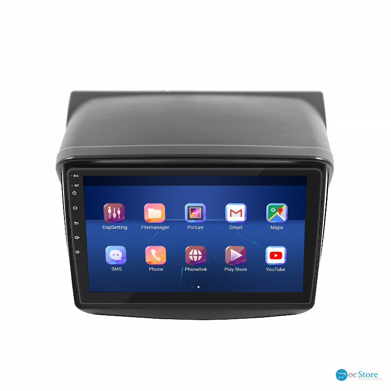 Штатная магнитола Lesko для Mitsubishi Challenger II Рестайлинг 2013-2015 экран 9" 2/32Gb 4G Wi-Fi GPS Top