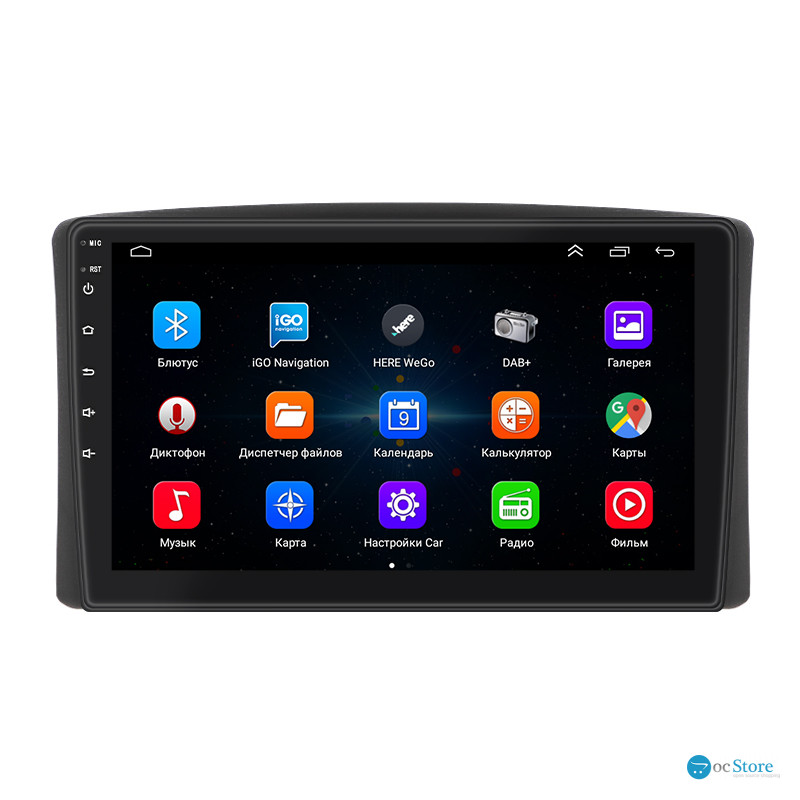 Штатная магнитола Lesko для Toyota Land Cruiser 100 Series 1998-2002 экран 9" 1/16Gb Wi-Fi GPS Base
