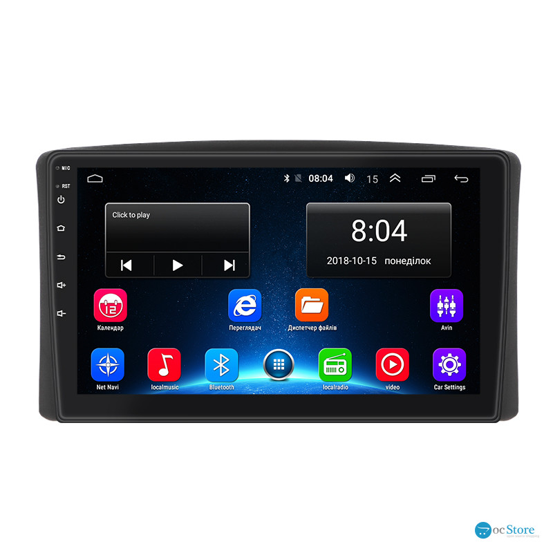 Штатная магнитола Lesko для Toyota Land Cruiser 100 Series 1998-2002 экран 9" 2/32Gb Wi-Fi GPS Base