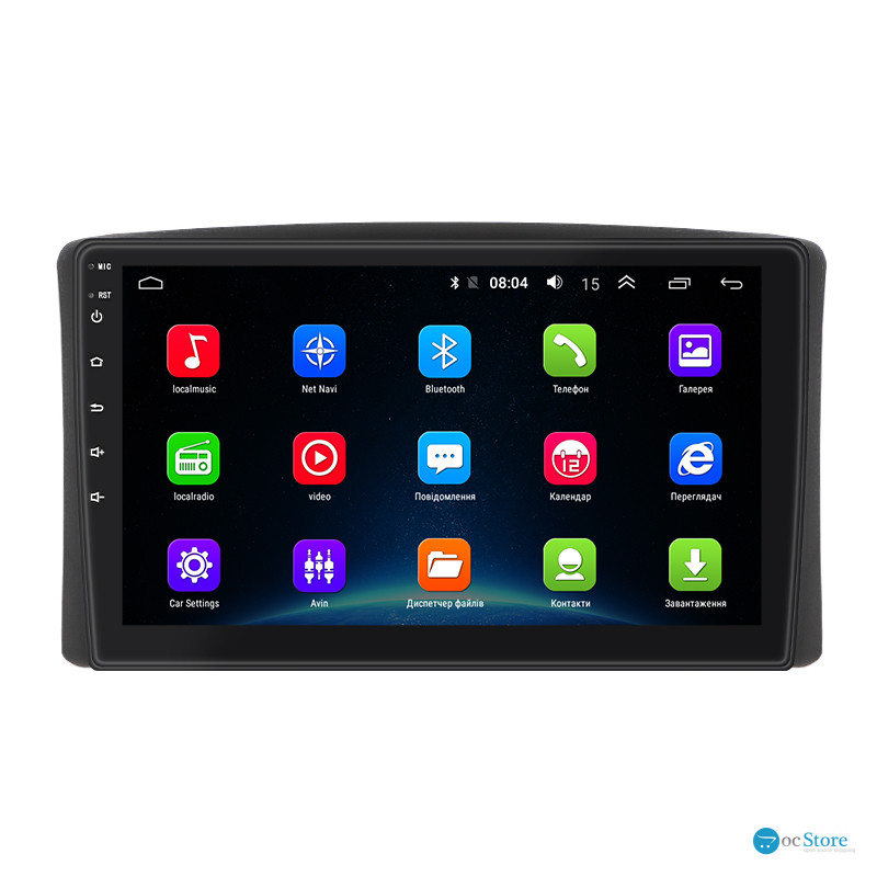 Штатная магнитола Lesko для Toyota Land Cruiser 100 Series 1998-2002 экран 9" 2/32Gb Wi-Fi GPS Base