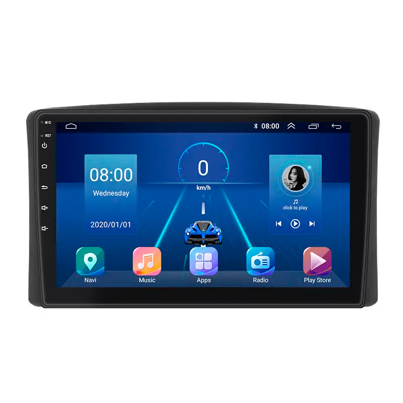 Штатная магнитола Lesko для Toyota Land Cruiser 100 Series 1998-2002 экран 9" 6/128Gb 4G Wi-Fi GPS Top