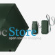 Мини-зонт 191T карманный с чехлом капсулой Dark Green