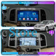 Штатная магнитола Lesko для Toyota Venza I Рестайлинг 2012-2017 экран 9" 4/64Gb 4G Wi-Fi GPS Top