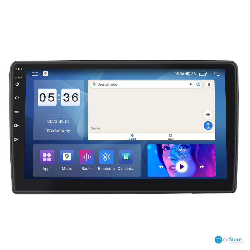 Штатная магнитола Lesko для Volkswagen Touareg I ver 2 2002-2010 экран 9" 2/32Gb CarPlay 4G Wi-Fi GPS Prime