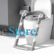 Детское сиденье на унитаз со ступенькой и ручками Bestbaby BC-108 Gray