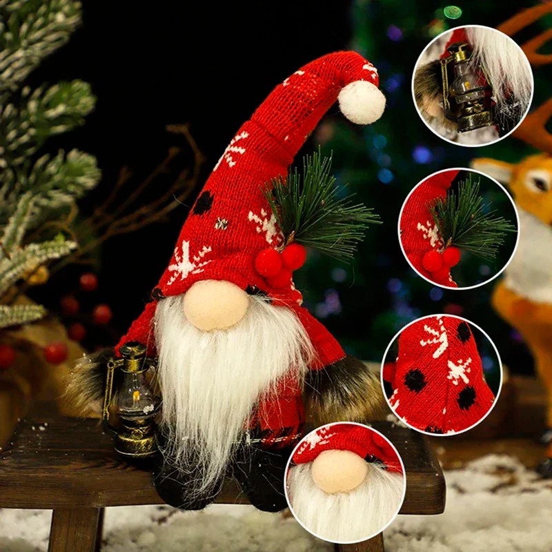 Новогодняя игрушка Рождественский Гном A6-10 24*7 Red