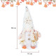 Новогодняя игрушка Рождественский Гном светящийся А9-10 32*10 с подарком White