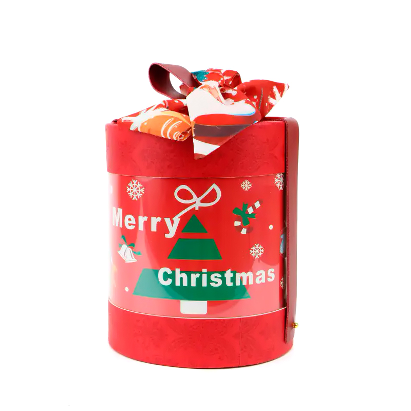 Рождественский подарочный набор 08 чашка крем для рук носки новогодние подарок на новый год