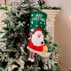 Новогодний декоративный носок для подарков F18 Дед Мороз