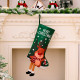 Новогодний декоративный носок для подарков F18 Олень