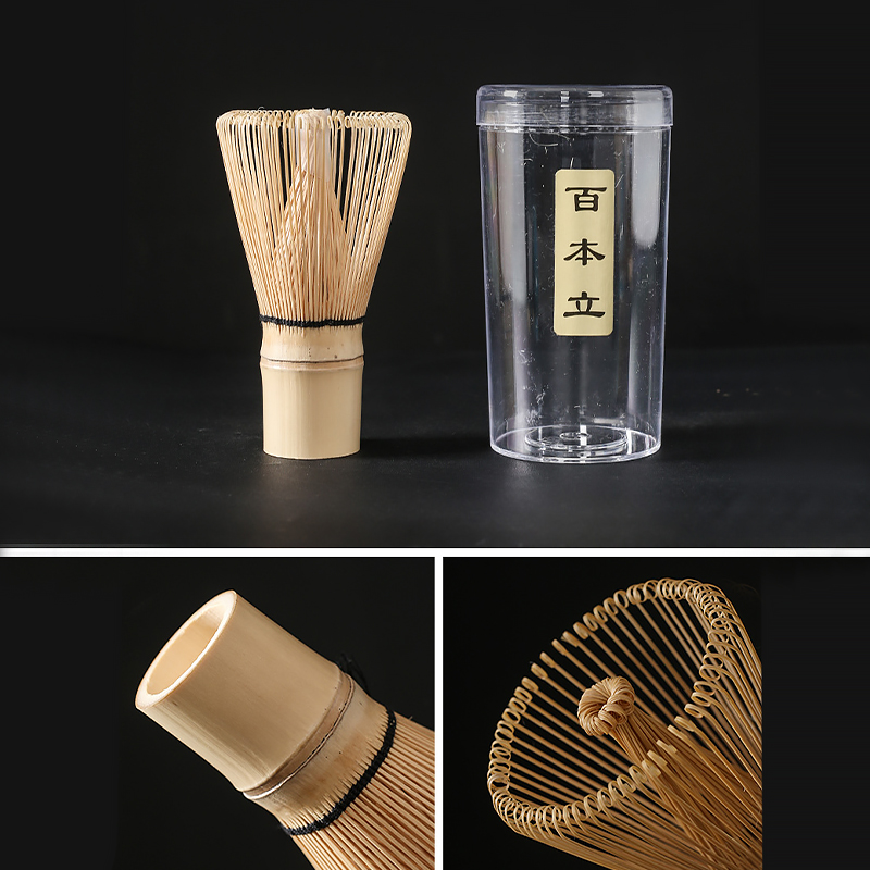 Набор Mavanto 5456 для приготовления чая матча 7 предметов Black + White