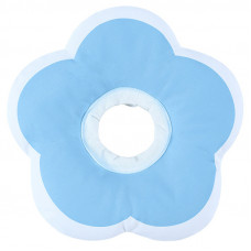 Мягкий воротник-подушка для кошек DT1018 послеоперационный защитный от вылизывания L Blue