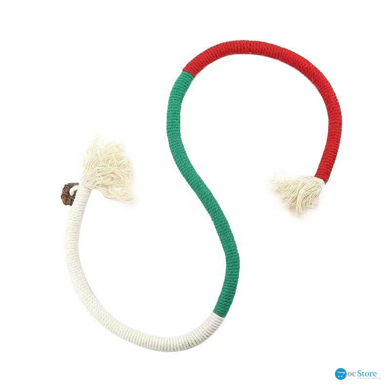Игрушка DT-1145 Веревка для котов 70см Red + Green