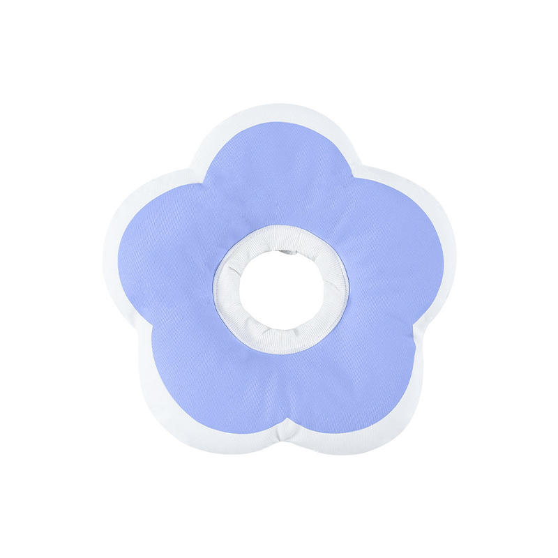 Мягкий воротник-подушка для кошек DT1018 послеоперационный защитный от вылизывания XS Purple