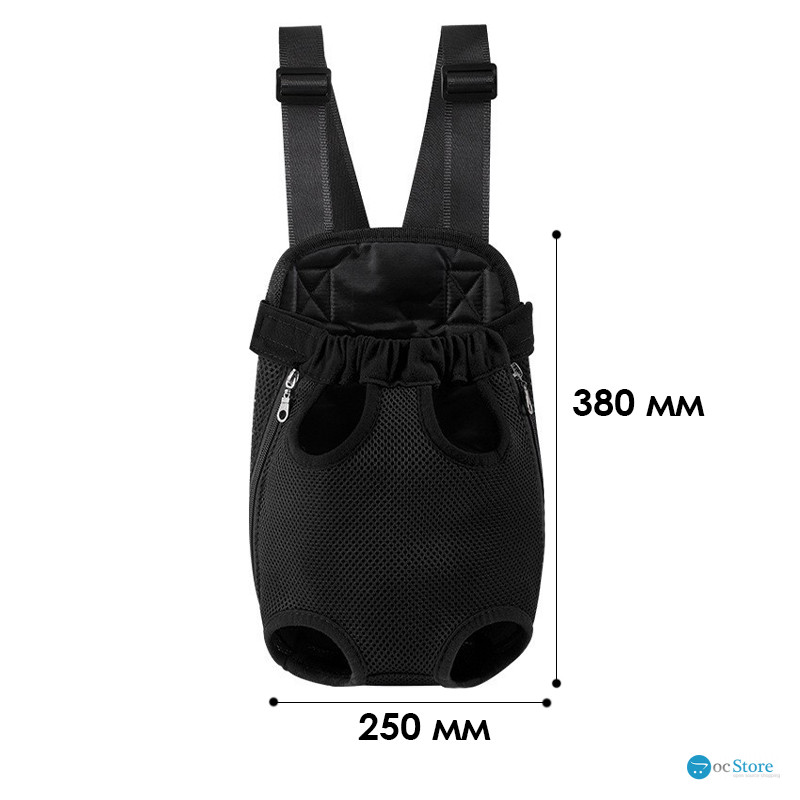 Рюкзак- кенгуру для животных DT854 Black L