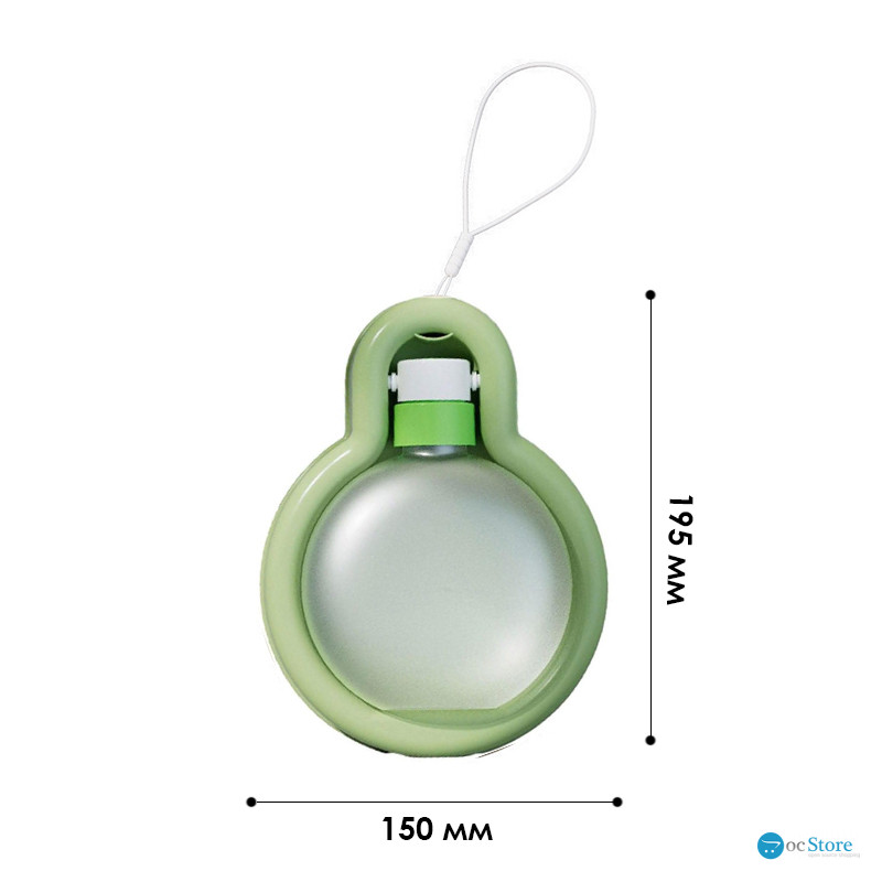 Поилка для собак кошек 2309SPBL7336 Green складная 500 мл
