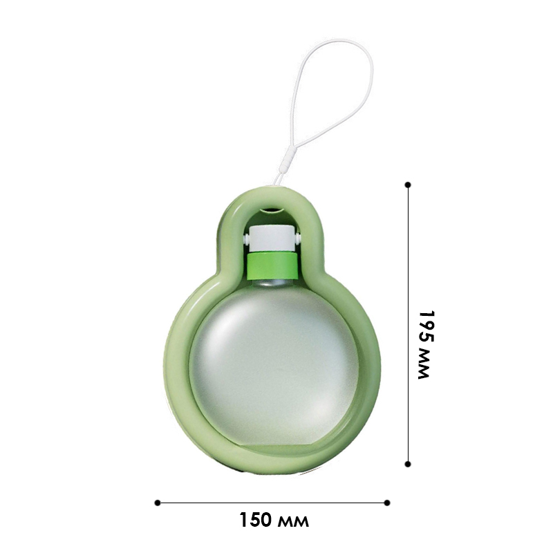 Поилка для собак кошек 2309SPBL7336 Green складная 500 мл