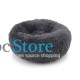 Лежак пуфик для котов собак круглый 552201 S Dark Grey